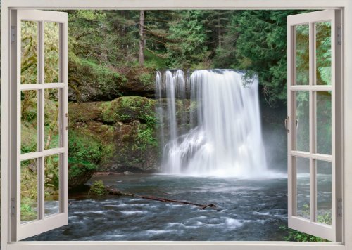 Open window view to Upper Notrh Falls and river - 901145013