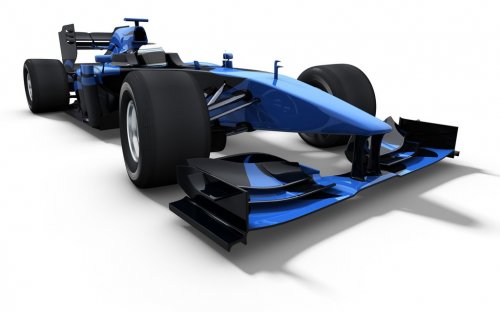 race car - black and blue - 901146393