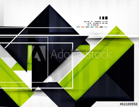 Geometric shape abstract business template - 901146902
