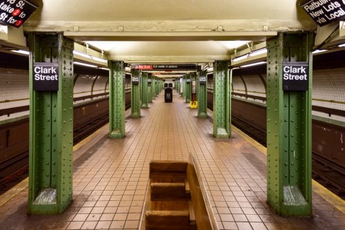 Clark Street Subway Station - Brooklyn, New York - 901147051