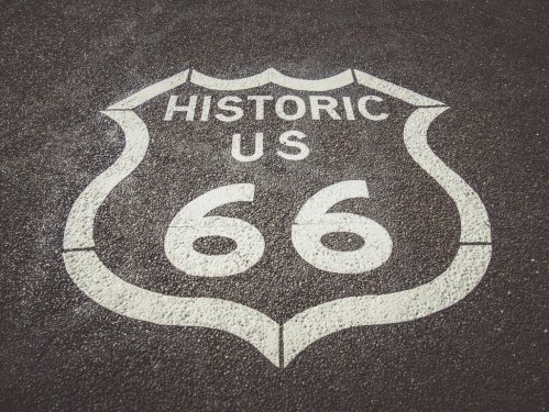 Route 66 Sign - 901147235