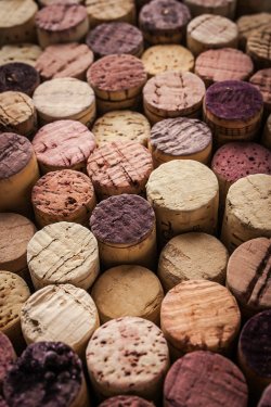 Wine corks background vertical