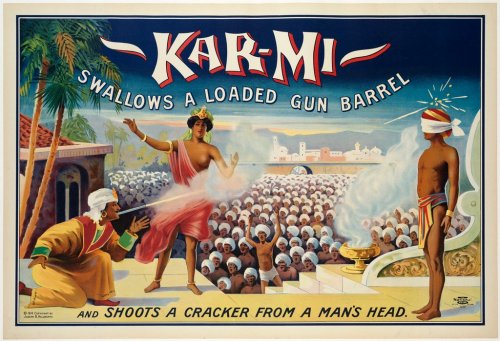 Magician Karmi Swallows a Loaded Gun Barrel - 901147433