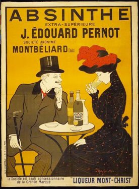 Absinthe, J. Edouard Pernot, Liqueur Mont-Christ - 901147472