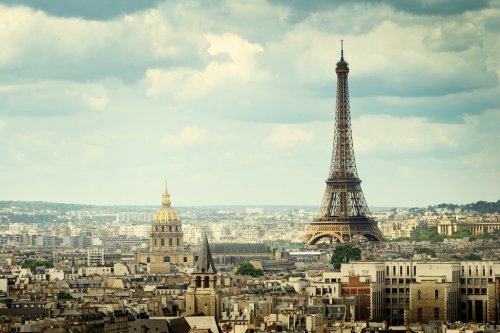 View on Eiffel Tower, Paris, France - 901148470