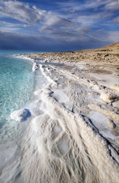 View of Dead Sea coastline