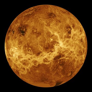 Venus Surface Hot Heat Planet Starry Sky Space