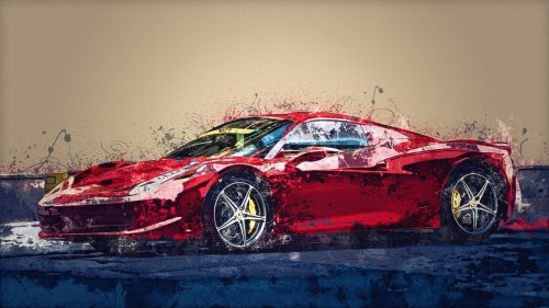 Ferrari Auto Vehicle Automotive Transport Design