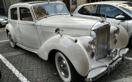 Vintage Car Bentley Porto Portugal Automobile