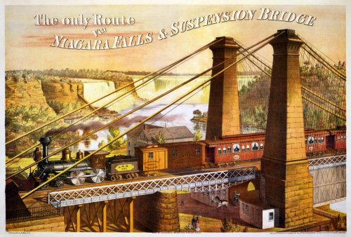 Niagara Falls Niagara If Suspension Bridge Railway - 901150191
