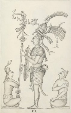 Maya Aztecs Mexico Drawing Palenque 1787 - 901150231