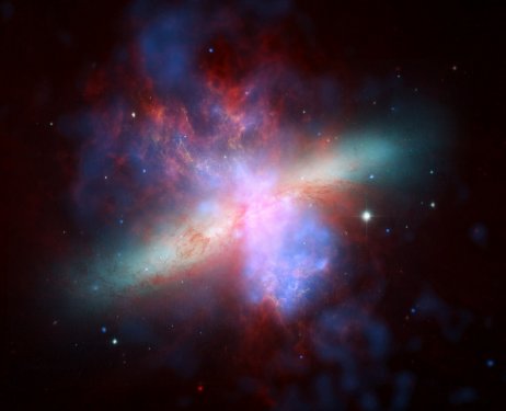 Galaxy Space Universe Messier 82 M82 Astronautics