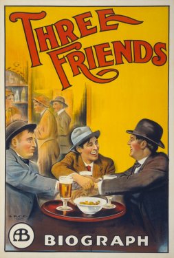 Film Poster Poster Three Friends 1913 - 901150251