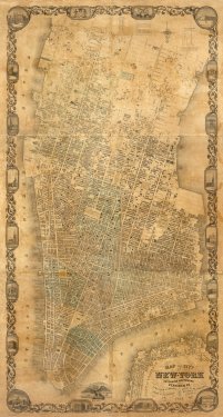 Matthew Dripps - Map of New York - 1852 - 901150574
