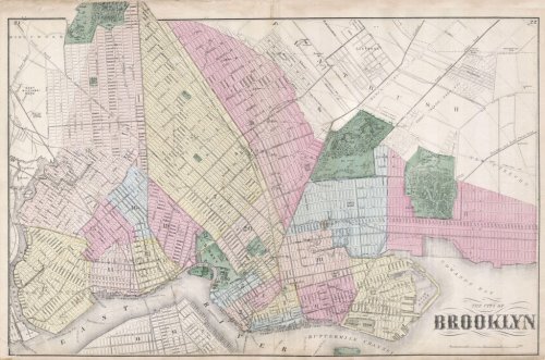 1873 Beers Map of Brooklyn, New York - 901150575