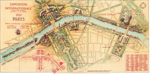 Plan général de l'Exposition universelle de 1937 - Paris - 901150597