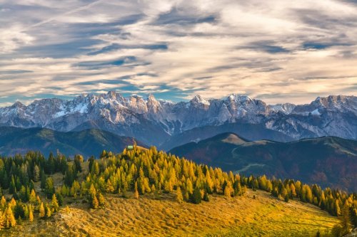Mountain Alps Austria Landscape Alpine Clouds - 901151233