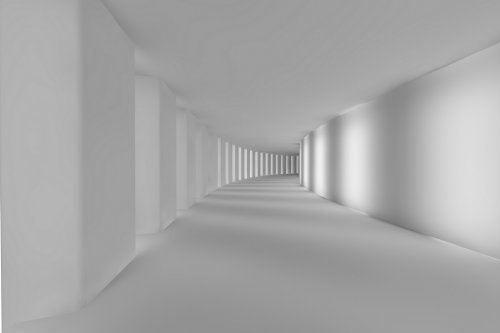 3d abstract corridor - 901151264