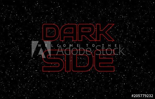Dark side space weapon abstract vector background