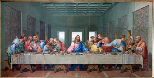 Vienna - Mosaic of Last supper - copy Leonardo da Vinci - 901152200