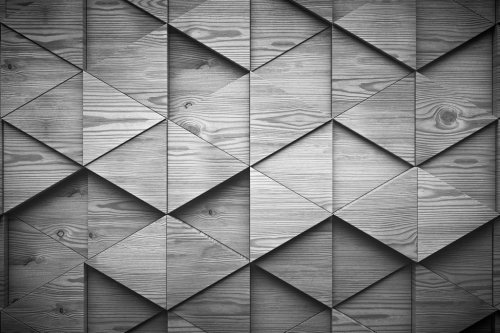 Triangular Abstract polygonal background, Grunge surface, 3d render - 901152264