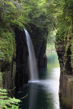 Waterfall, Miyazaki, Japan - 901154247