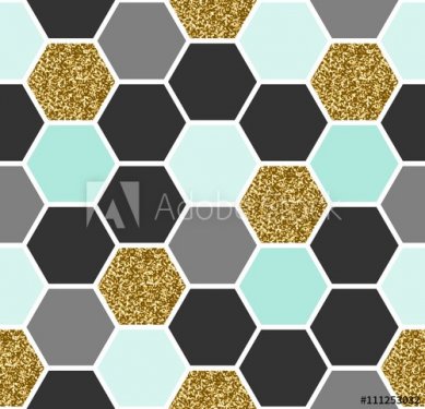 Hexagon Seamless Pattern - 901154628