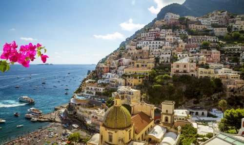 Panorama of Positano town, Amalfi Coast, Italy - 901155406