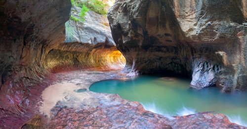 The Subway - Left Fork in Zion National Park - 901155705