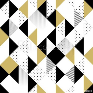Abstract Seamless Pattern. Seamless Pattern with Triangles. - 901156623