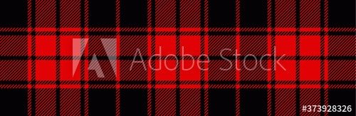 Red lumberjack style. Vector gingham and bluffalo check line pattern