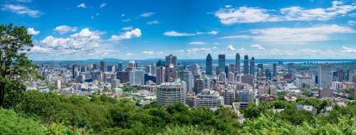 View of Montreal city in Canada - 901157464
