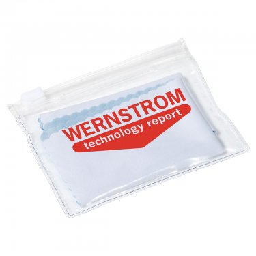 Kit of 2 6 x 6 Microfiber Cloths in a Pouch