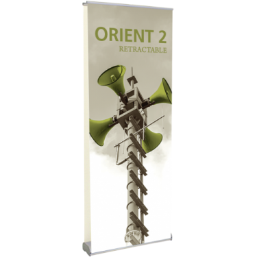 Orient 920-DBL - 35.5 x 83.25 - Retractable Banner Stand Double