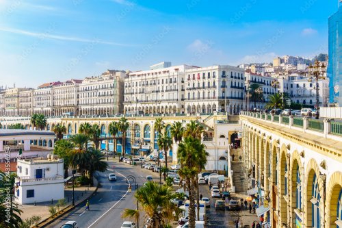 Algeria view of the waterfront from the Admiralty, Algiers - 901157937