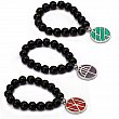 Custom logo Amulet Buddha Beads Bracelets