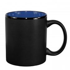 Tasse noir mat/bleu Poignée en C