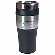 Silver accent thermal tumbler 16oz