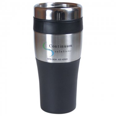 Silver accent thermal tumbler 16oz