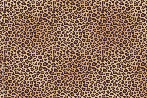Leopard fur horizontal texture - 901158038