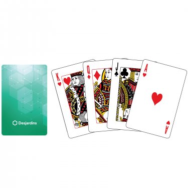 Cartes à jouer personnalisées sur papier standard 2,25 L x 3,5 H