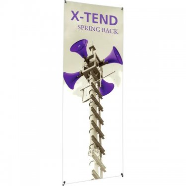 X-TEND 4 - 31.5 x 78.75 - Spring Back Banner Stand