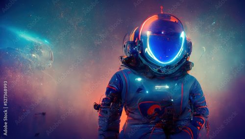 Astronaute futuriste