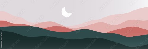 Abstract mountain landscape - 901158177
