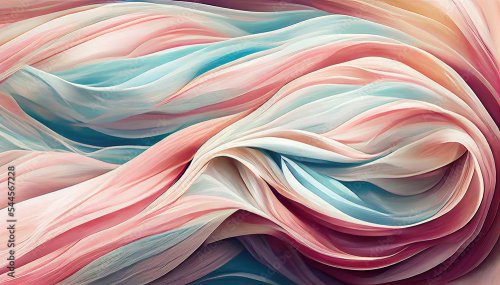 Abstract twirling pastel colors - 901158169
