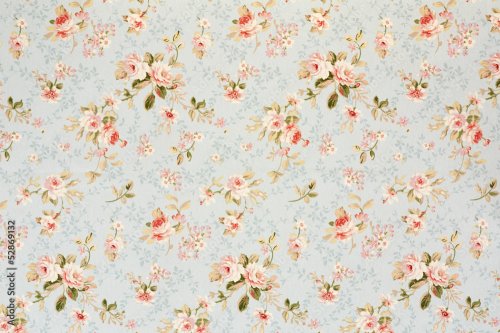 Rose floral tapestry, romantic - 901158256