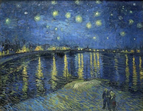Nuit étoilée sur le Rhône (Starry Night over the Rhone) par Vincent van Gogh