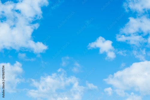 clouds high in the clear sky - 901158423