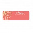 Magnet Write-On P-Touch Metal Name Badge - 3 x 1