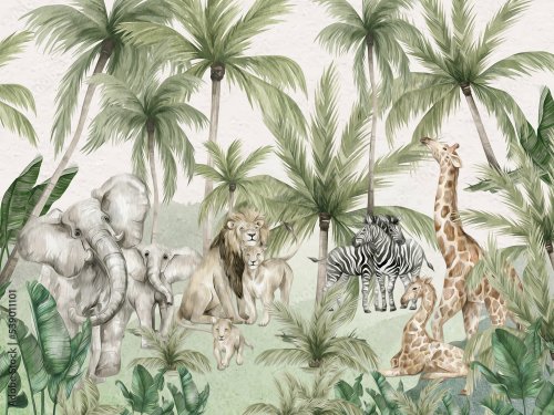 Animals in the jungle - 901158537